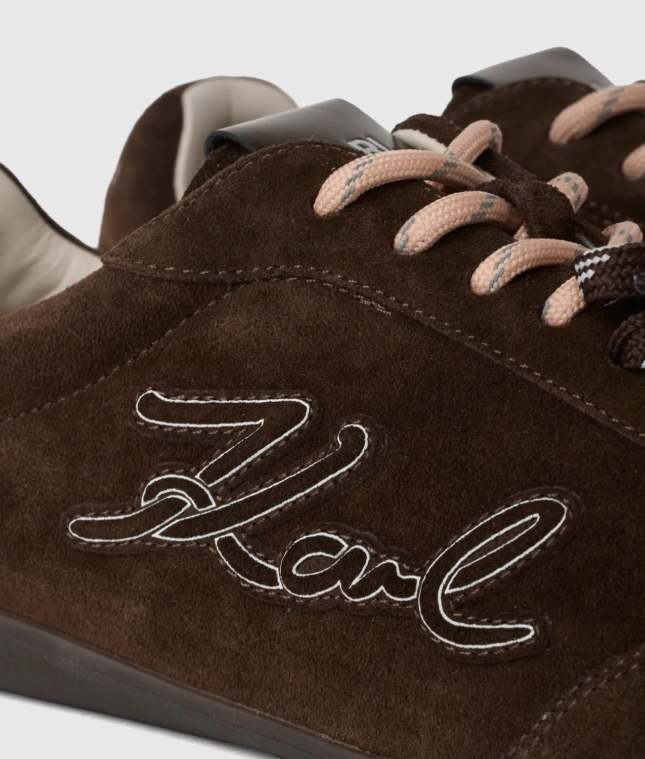 Karl Lagerfeld Altia Signature Sneaker Wildleder Glattleder