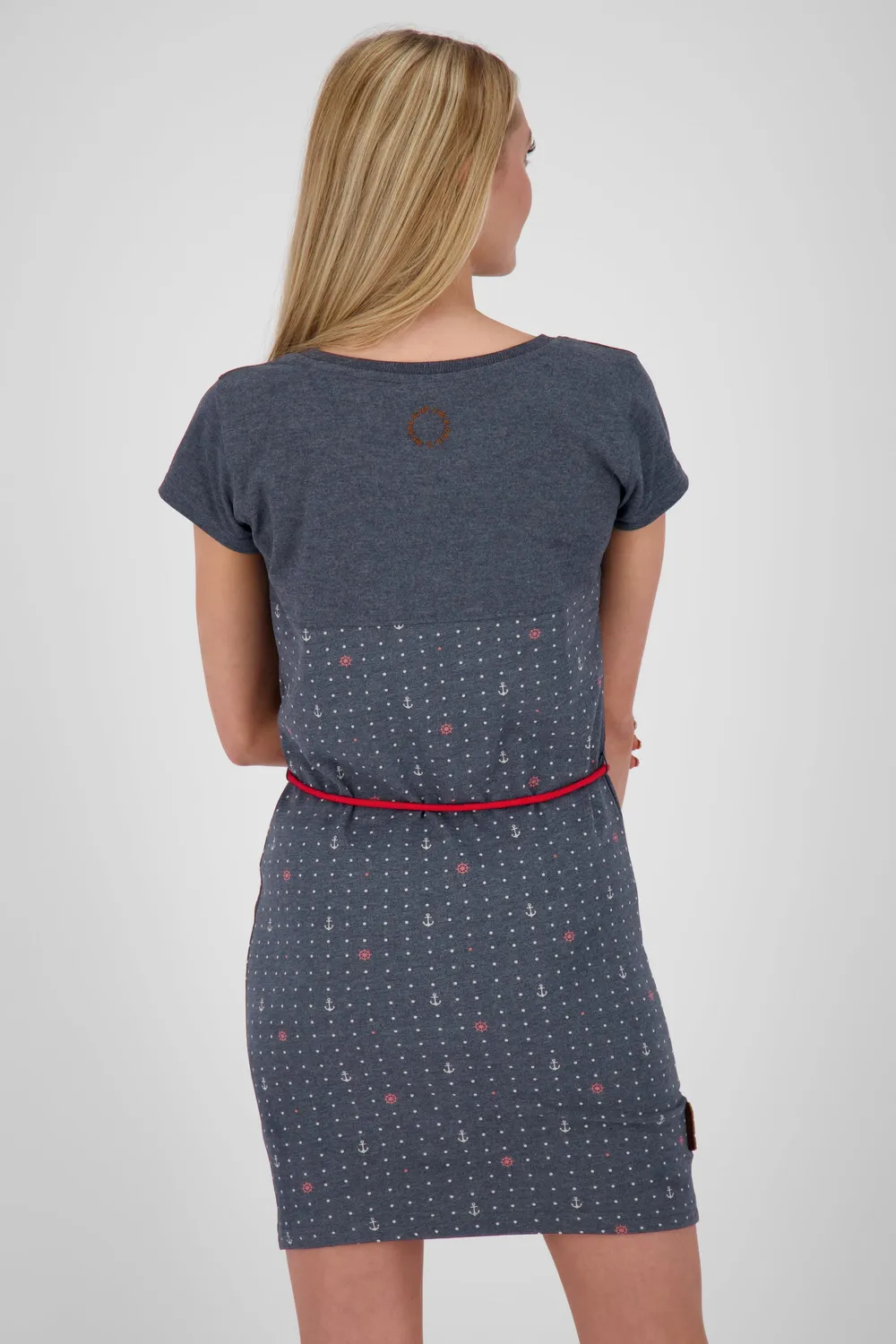 Alife & Kickin ClarissaAK B T-Shirtkleid Dunkelblau Damen