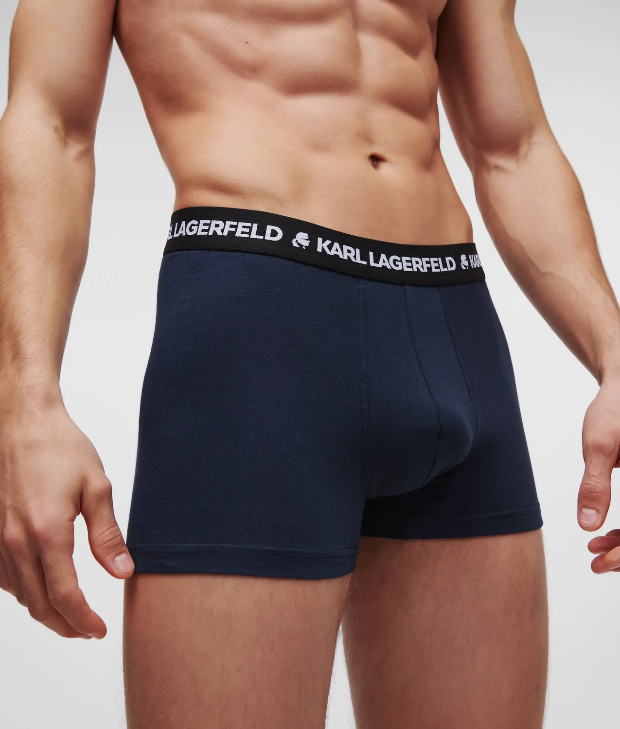Karl Lagerfeld Logo Trunks 3er Pack Bio-Baumwolle