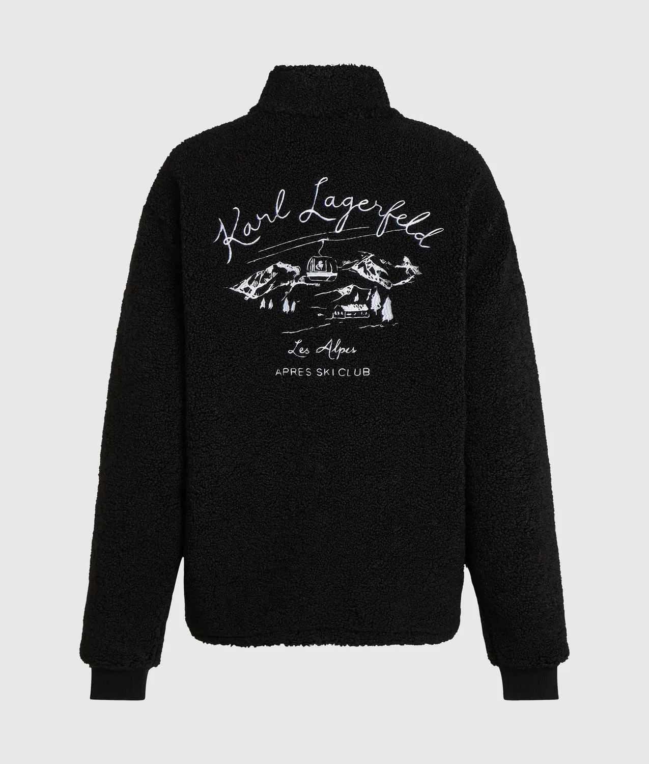 Karl Lagerfeld Loungewear Fleecejacke Teddy Reissverschluss