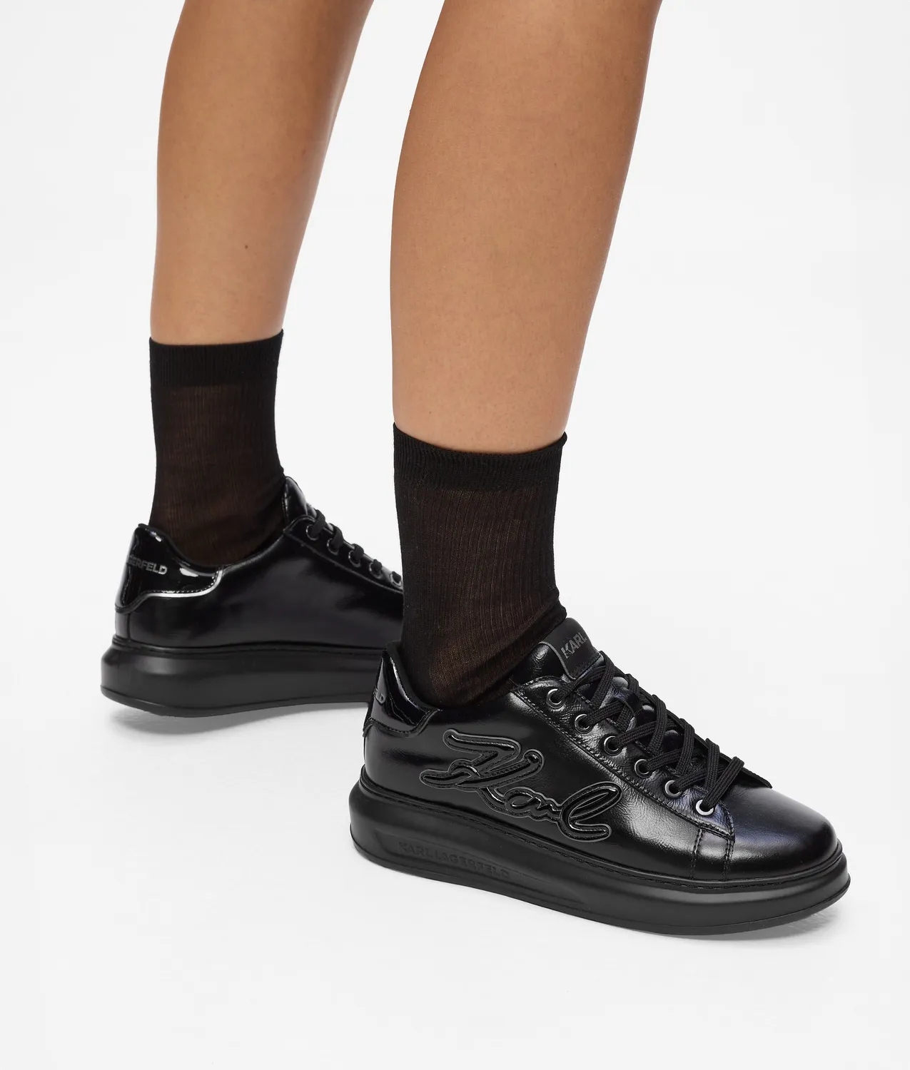 Karl Lagerfeld Eyewear Signature Kapri Sneaker Hochglanz
