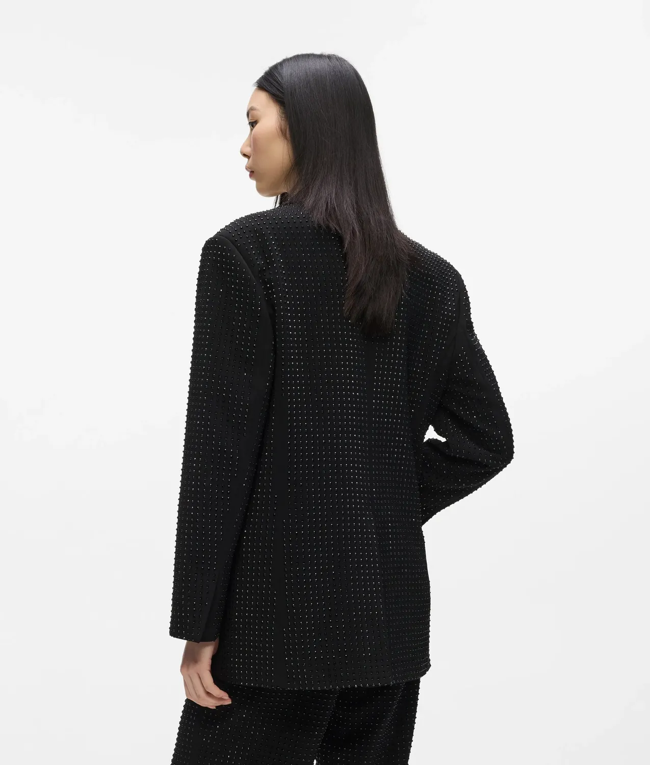 Karl Lagerfeld Rhinestone Blazer Damen 6 mit Strass