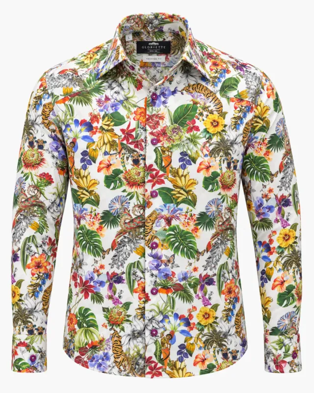 Gloriette Hemd Tropic Fashion Fit tropisch Baumwolle