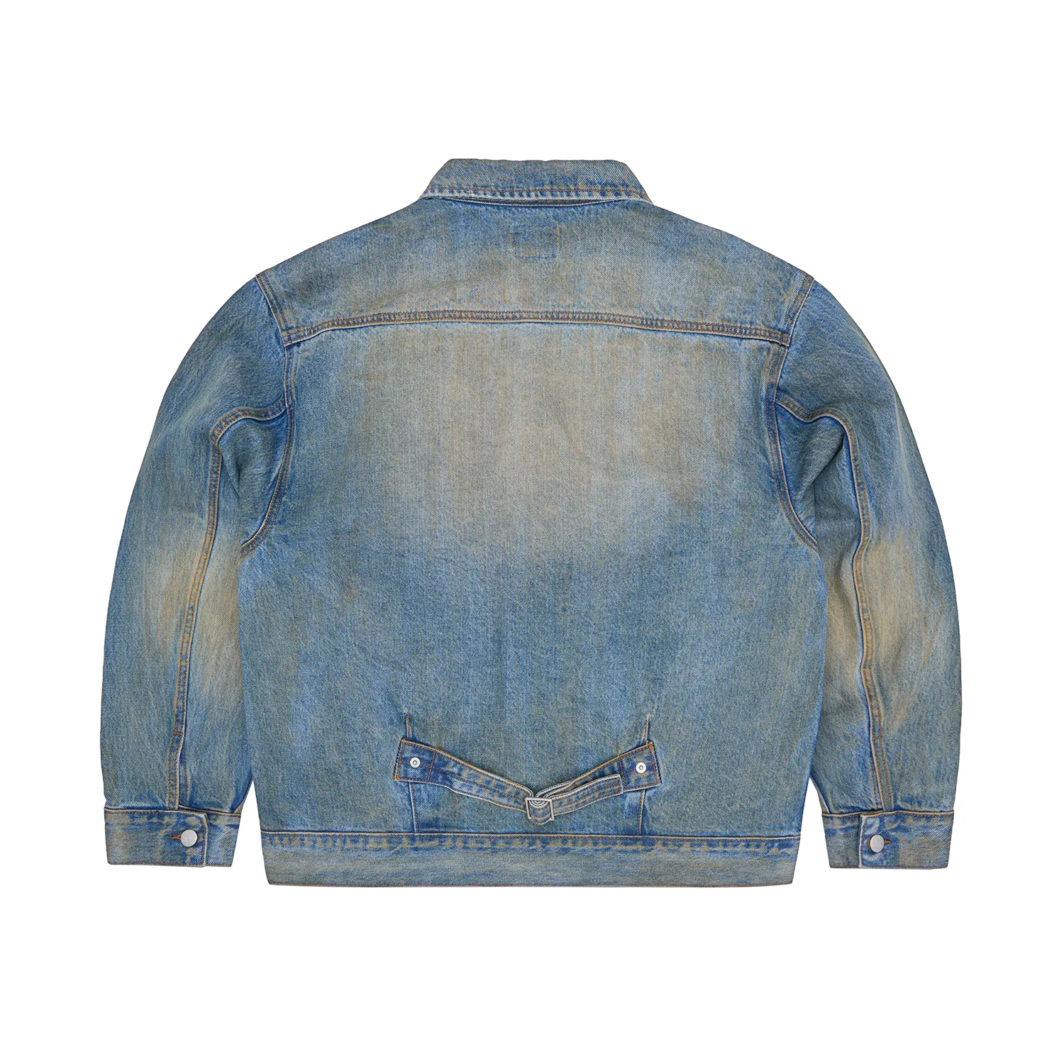 Corteiz Ardwear Panel Jeansjacke Washed Indigo 14oz Denim