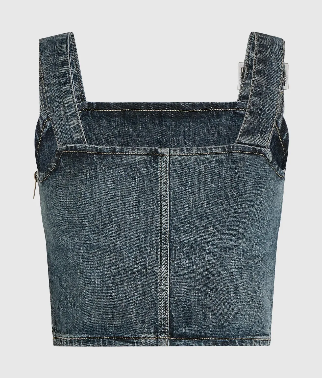 Karl Lagerfeld Jeans Belted Denim Trägertop XS-XL Cropped