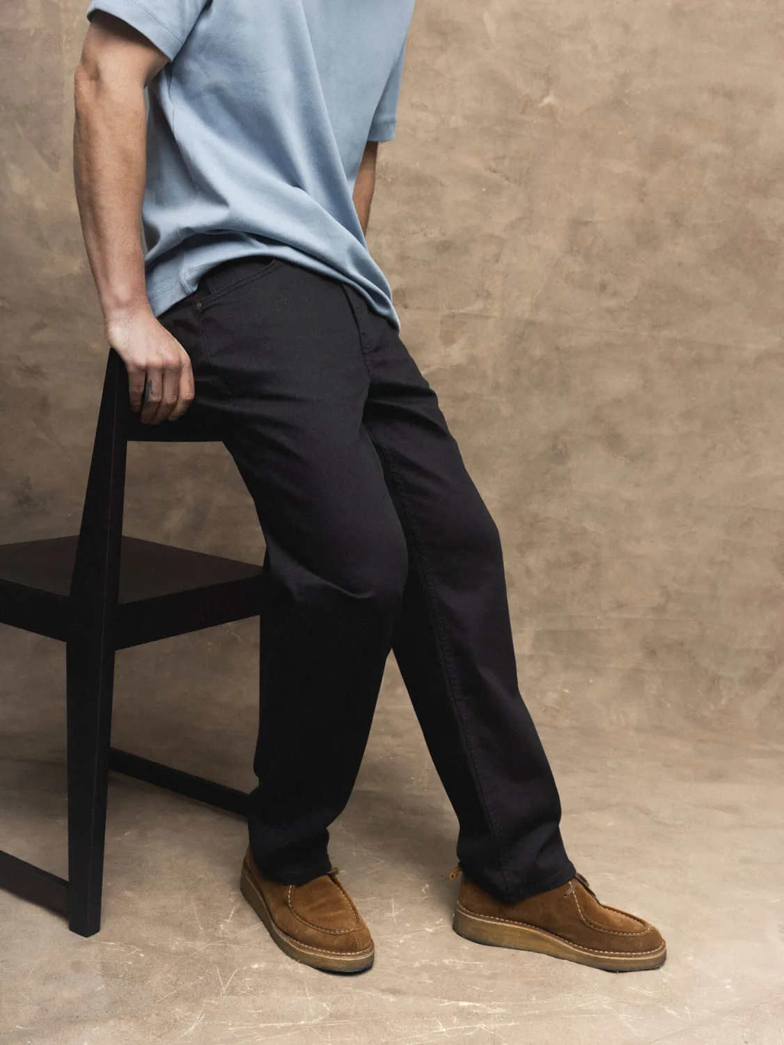 Mos Mosh MMGSteve Stay Black Jeans Schwarz Regular