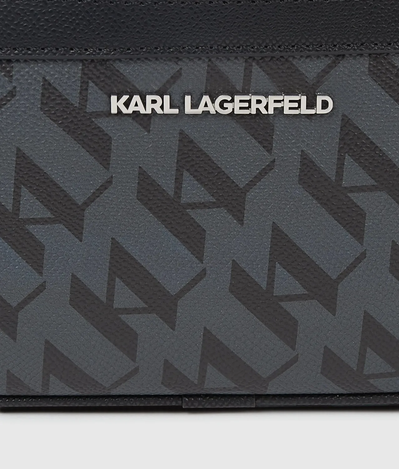 Karl Lagerfeld Ikon Monogram Crossbody Bag Herren Zip