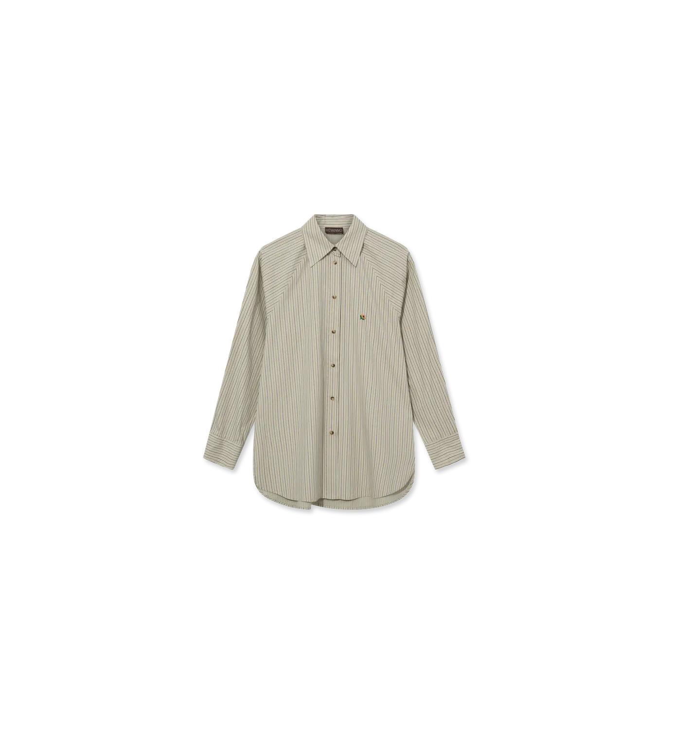 Mos Mosh MMHMaster Stripe Shirt Hemd Misty Blue Baumwolle