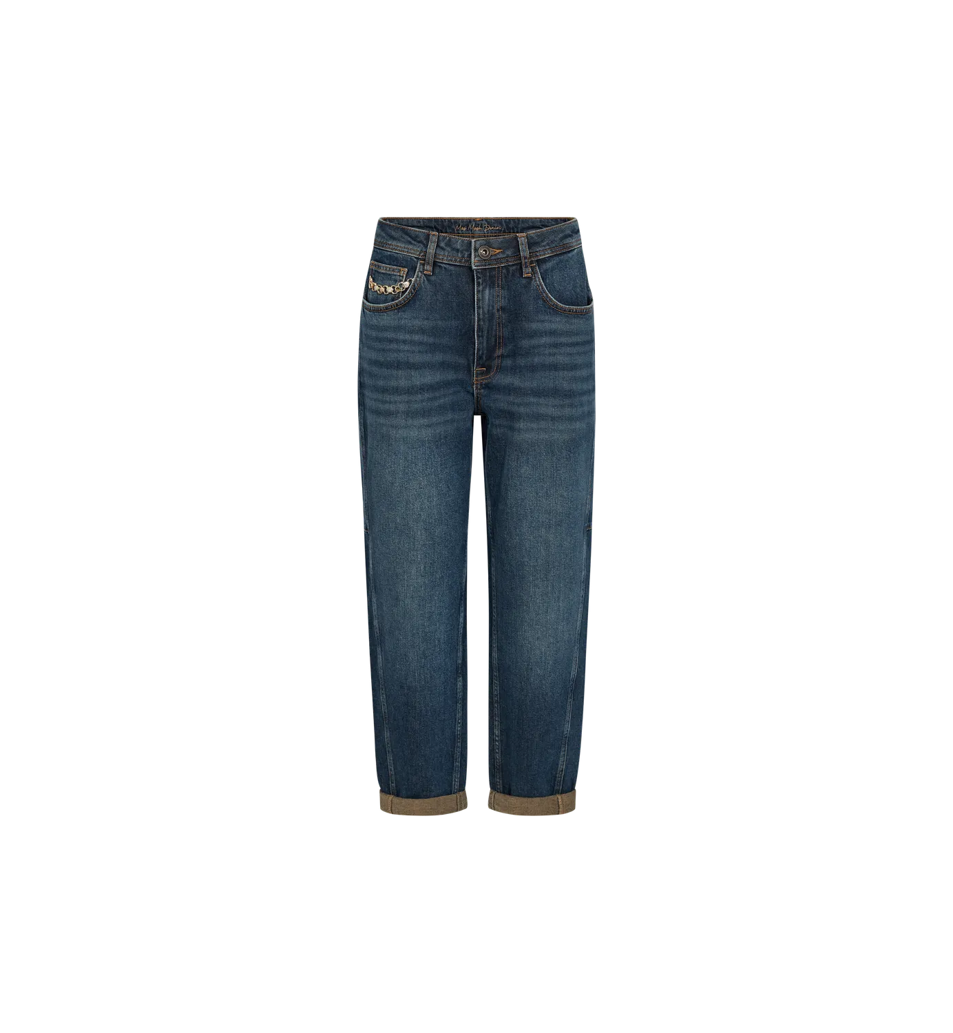 Mos Mosh MMAymen Galleon Boyfriend Jeans Blue Tint