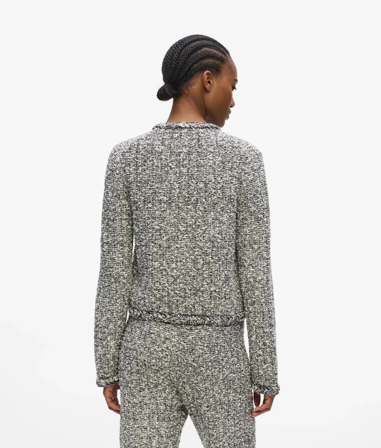 Karl Lagerfeld Bouclé Cardigan Damen Strickjacke