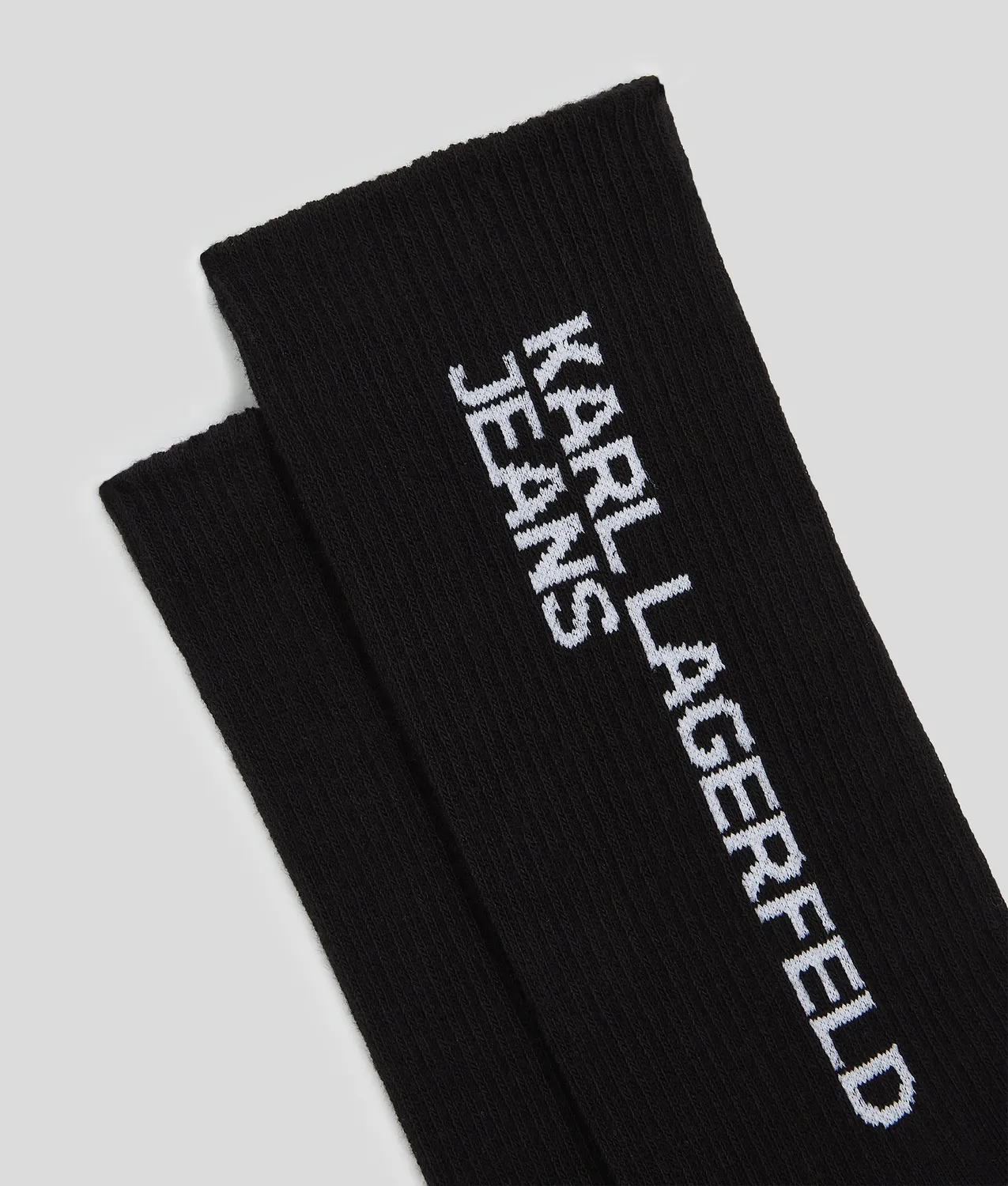 Karl Lagerfeld Jeans Logo Socken 2er-Pack gerippt
