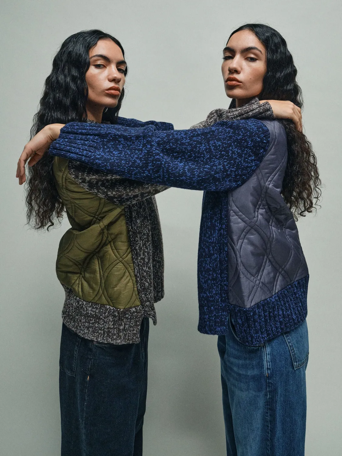 Mos Mosh MMHGrace Quilt Knit Pullover Demitasse Melange