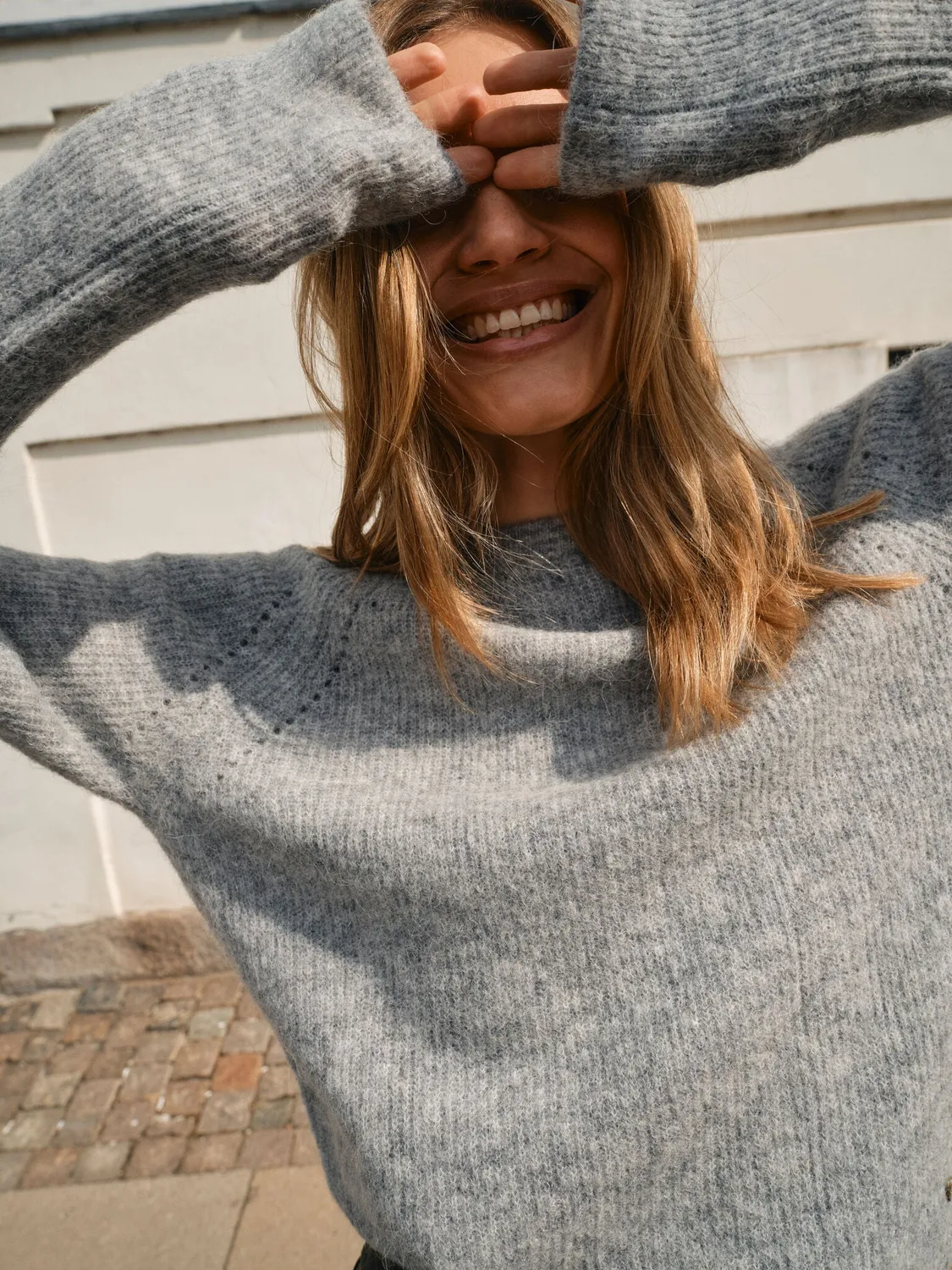 Mos Mosh MMTammy Thora Strickpullover Black Rundhals
