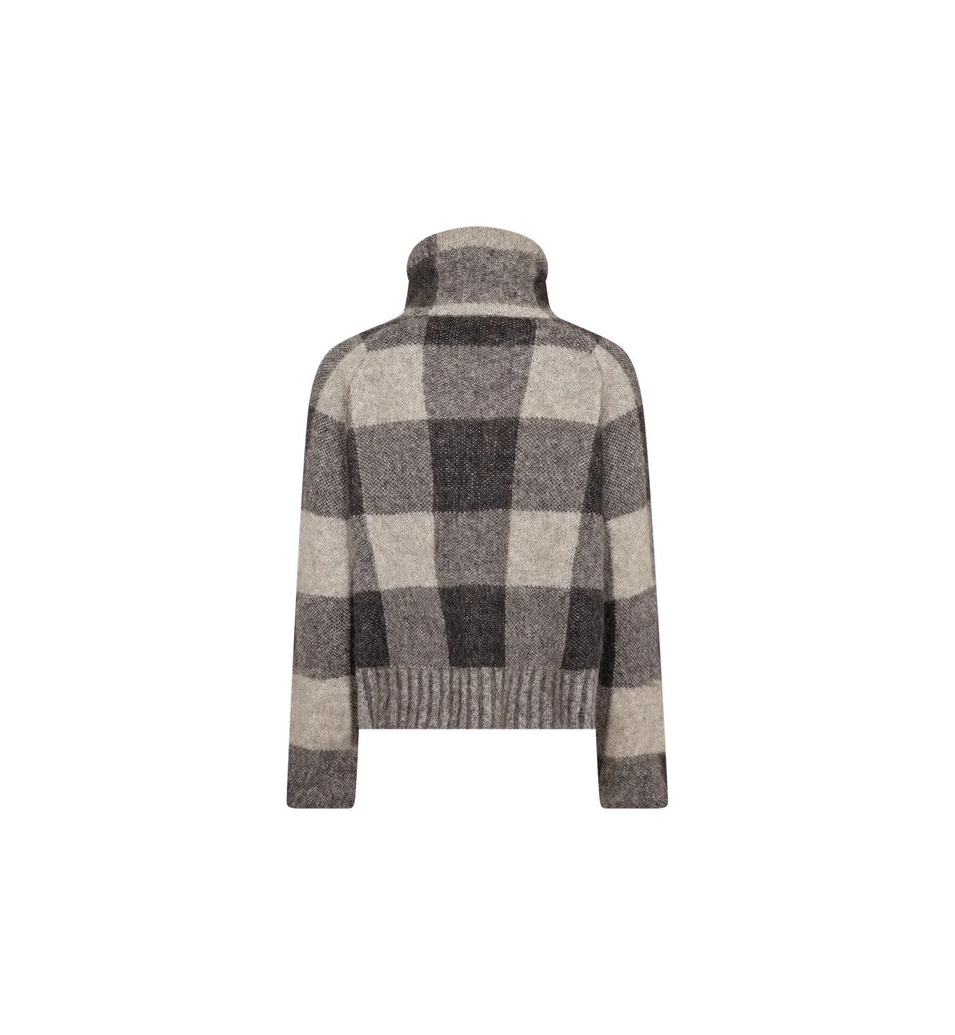 Mos Mosh MMMaija Check Strickpullover schwarz Karo