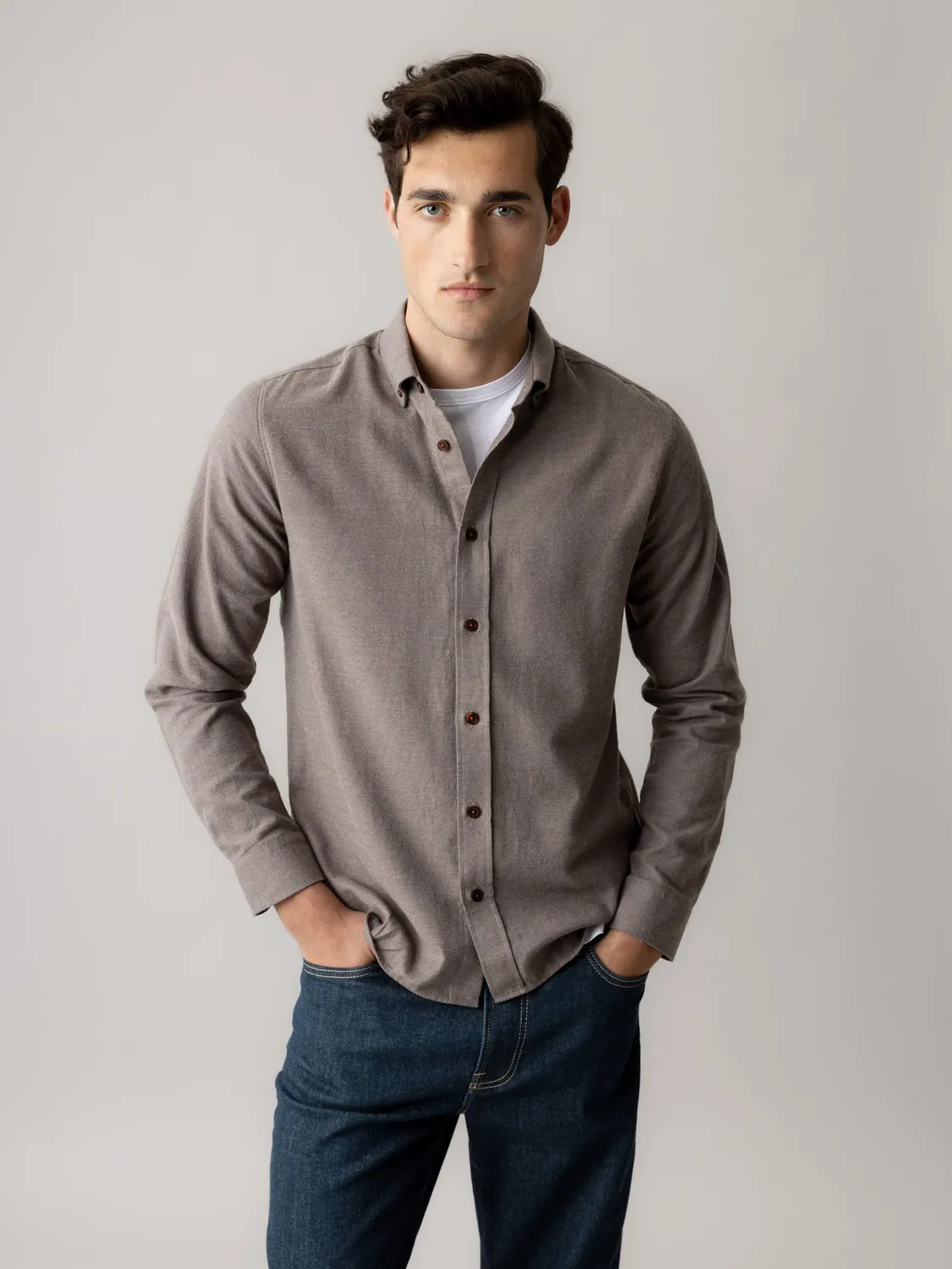 Mos Mosh MMGMarco Flanellhemd Navy Check