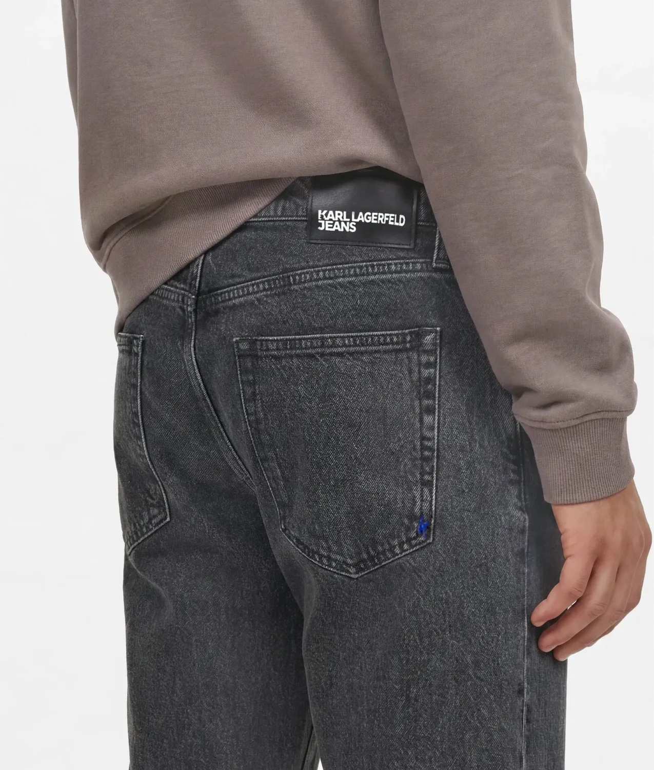 Karl Lagerfeld KL Jeans Stone Black Jeans schwarz gerader Schnitt