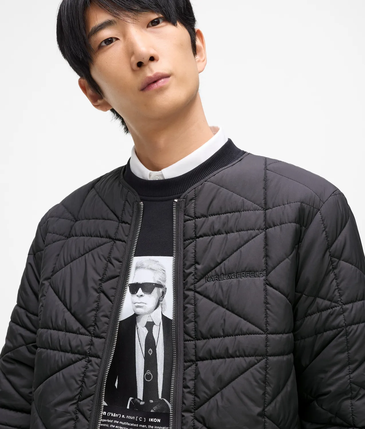 Karl Lagerfeld Karl Classics Steppjacke packbar leicht gesteppt