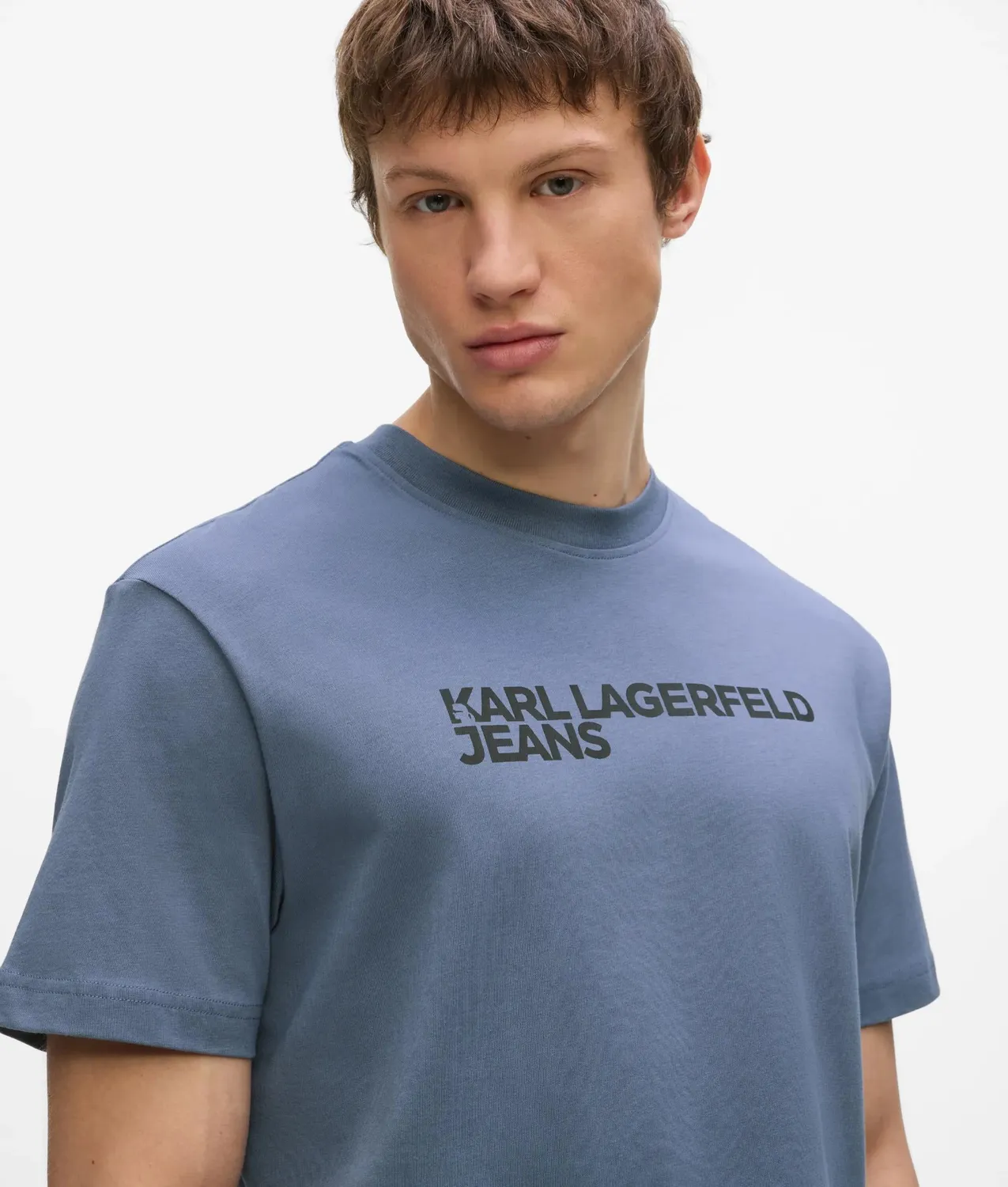 Karl Lagerfeld Jeans Logo T-Shirt Regular Baumwolle
