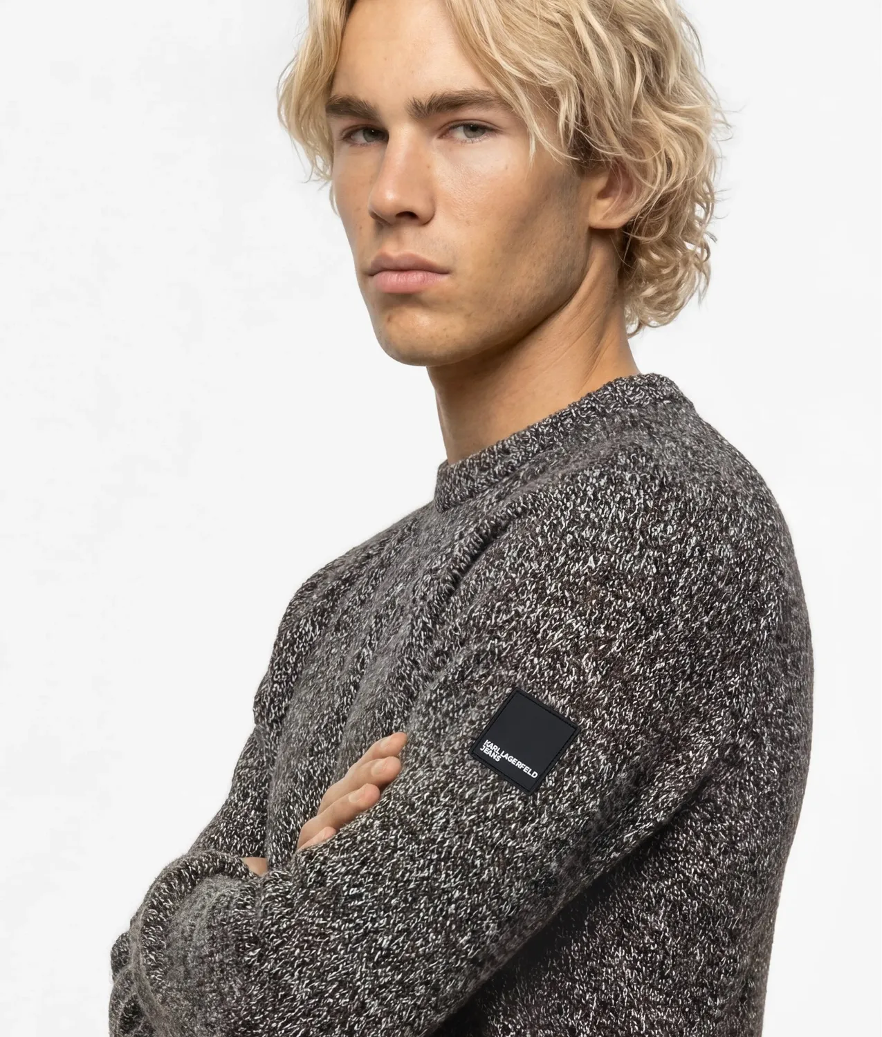 Karl Lagerfeld KL Jeans Wollmix Pullover XS-XXL Mélange
