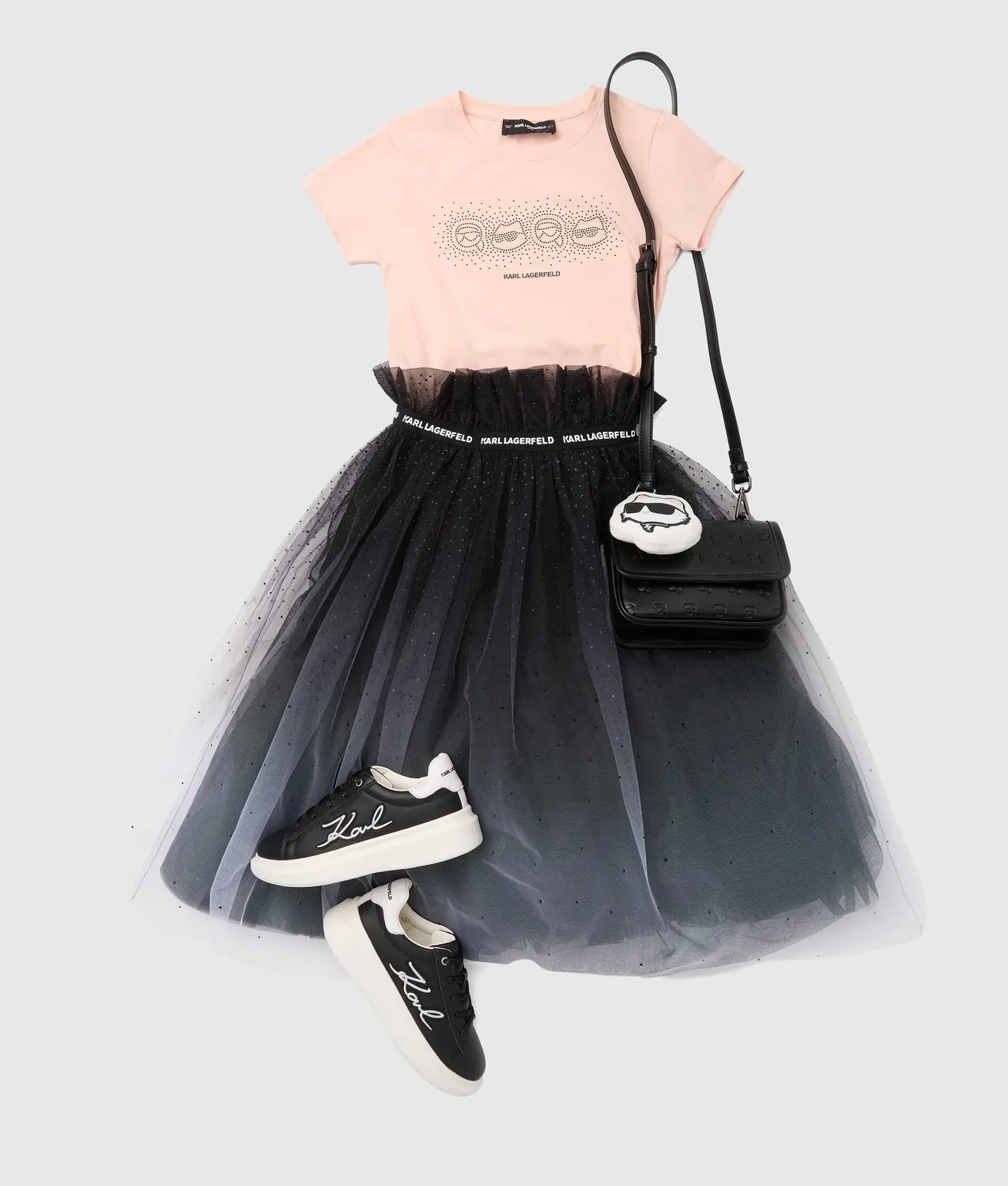 Karl Lagerfeld Girls Tüll Rock Gradient Gr. 3Y