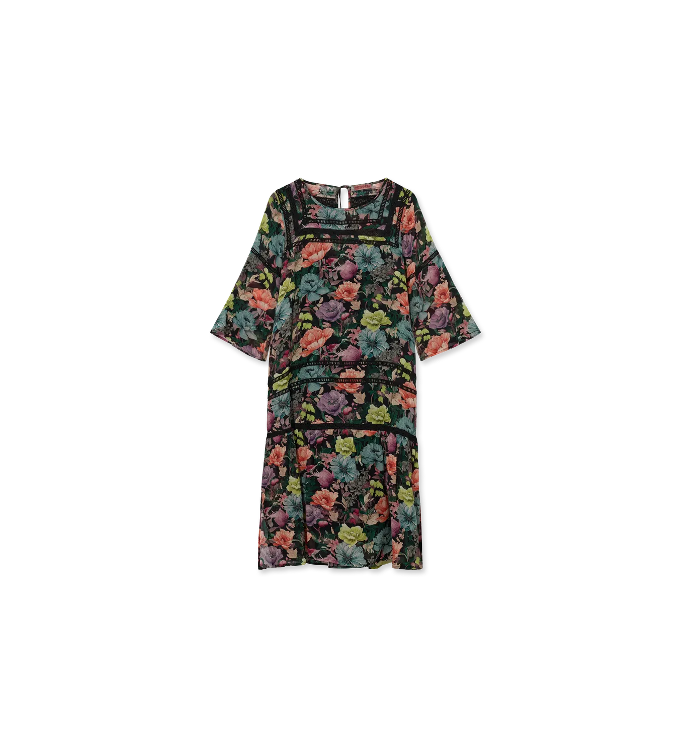 Mos Mosh MMHGrateful Cypress Kleid Carrot Lang Floral