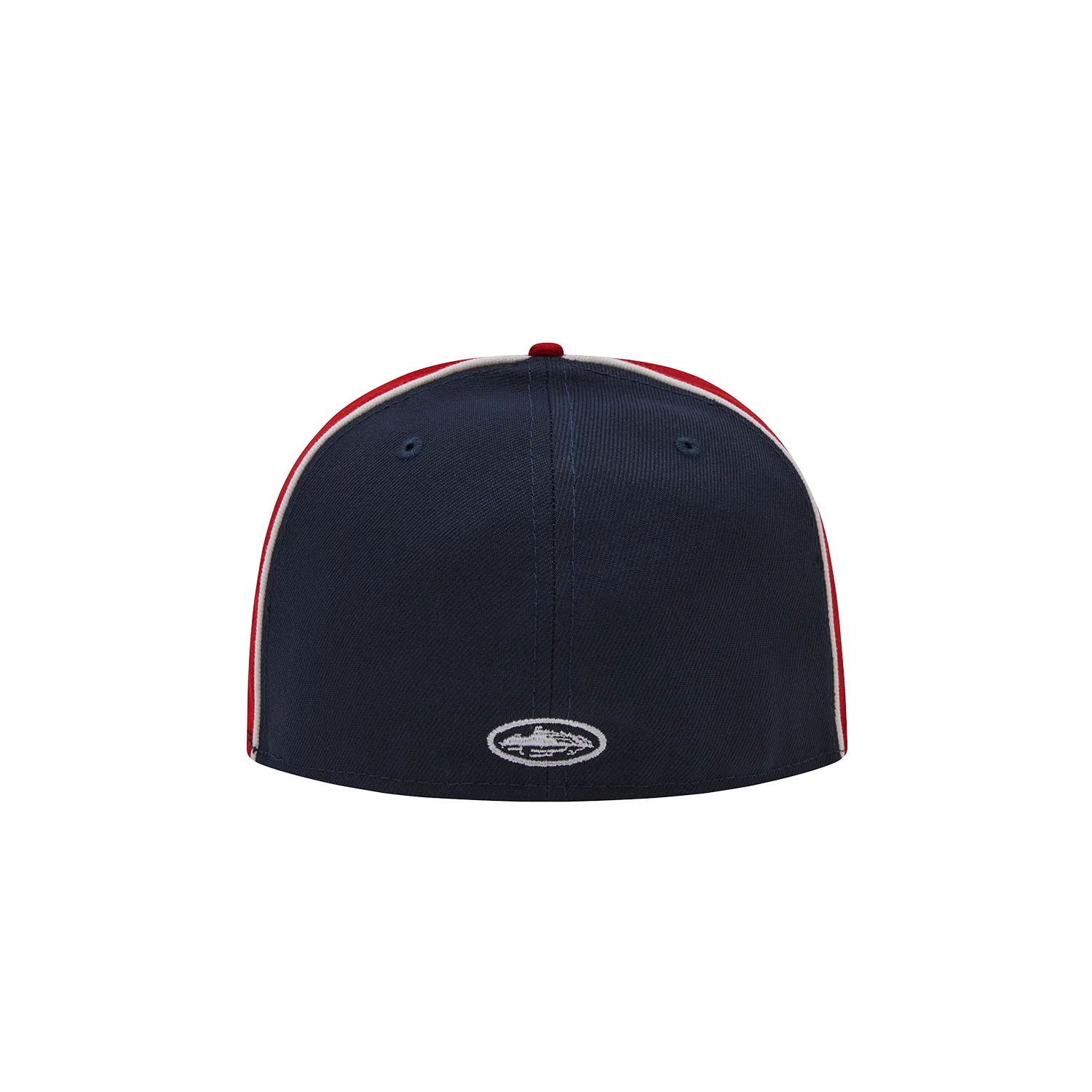 Corteiz Pirate Radio New Era Fitted Cap Navy Red