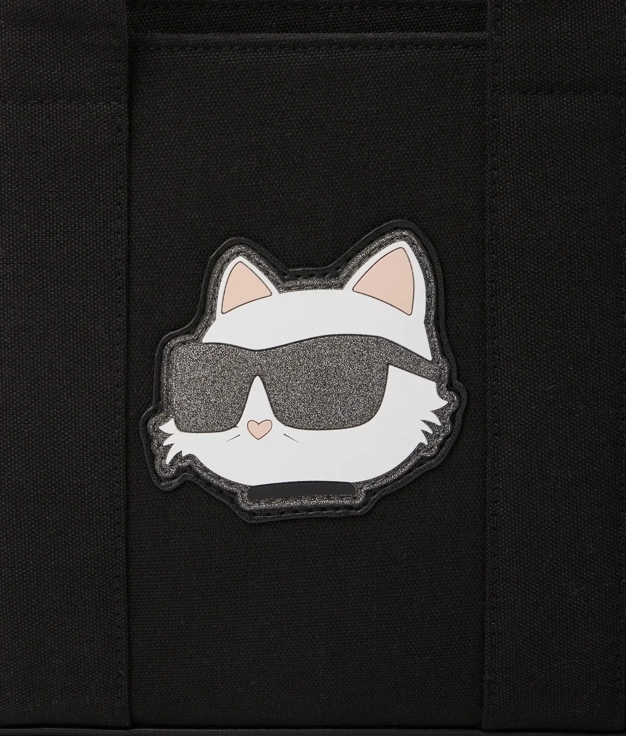 Karl Lagerfeld Ikon Choupette Tote Bag Mädchen Glitzer