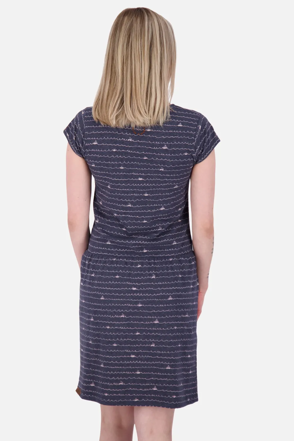 Alife & Kickin ShannaAK B Kleid kurz dunkelblau gemustert