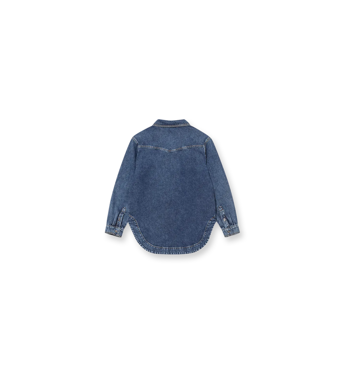 Mos Mosh MMHEcho Tales Shirt Jeanshemd Blue Denim Relaxed