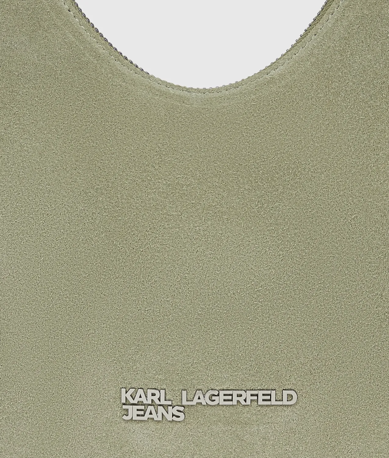 Karl Lagerfeld Jeans Hobo Bag Wildleder rund braun