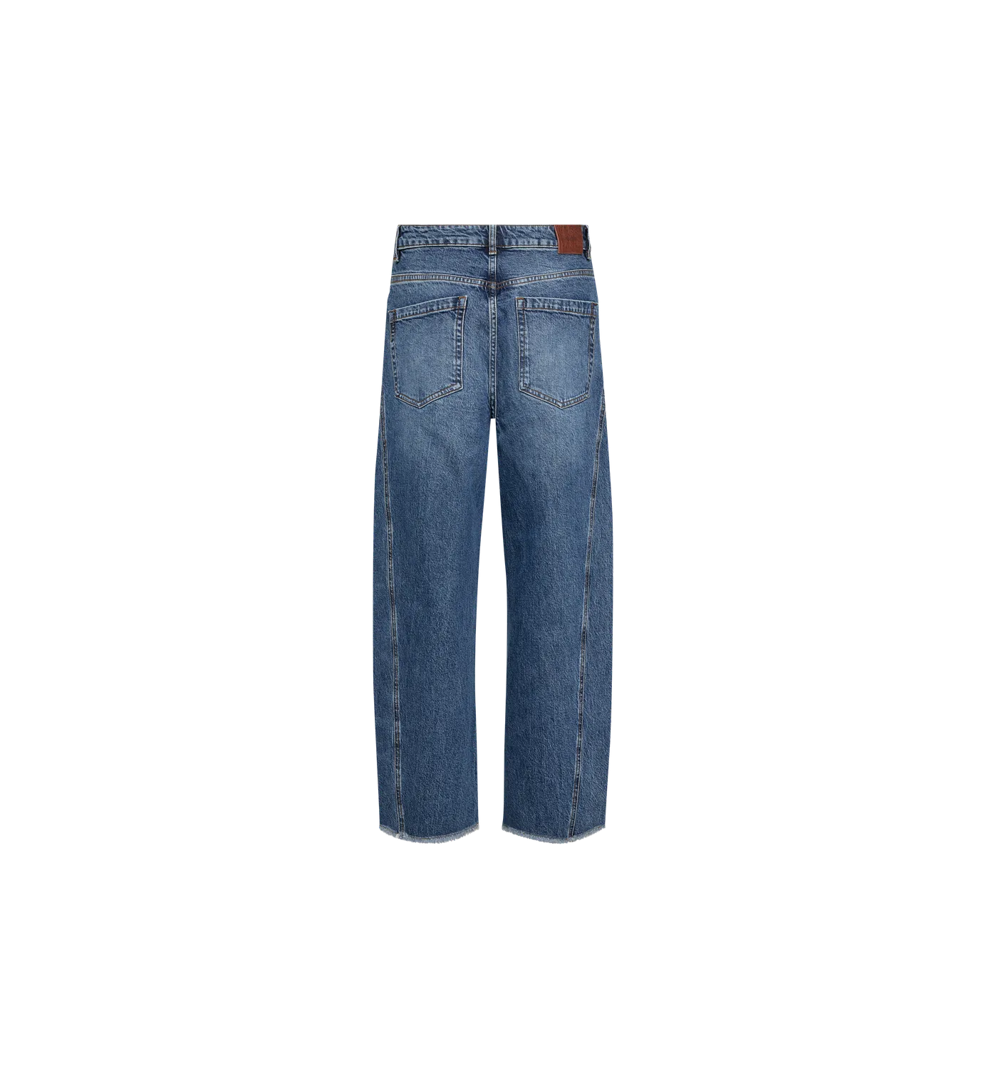 Mos Mosh MMElva Antonie Barrel Jeans Blau High Waist