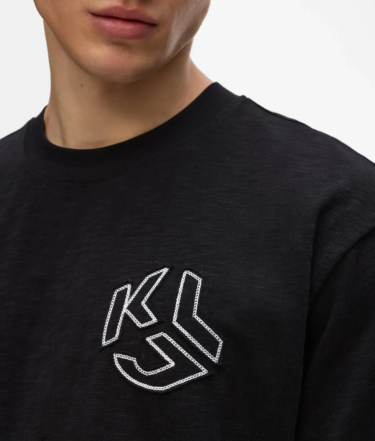 Karl Lagerfeld Jeans Monogram T-Shirt Boxy Used