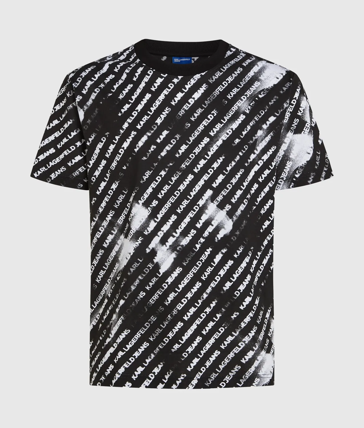 Karl Lagerfeld KL Jeans Ombré Logo T-Shirt Bio-Baumwolle