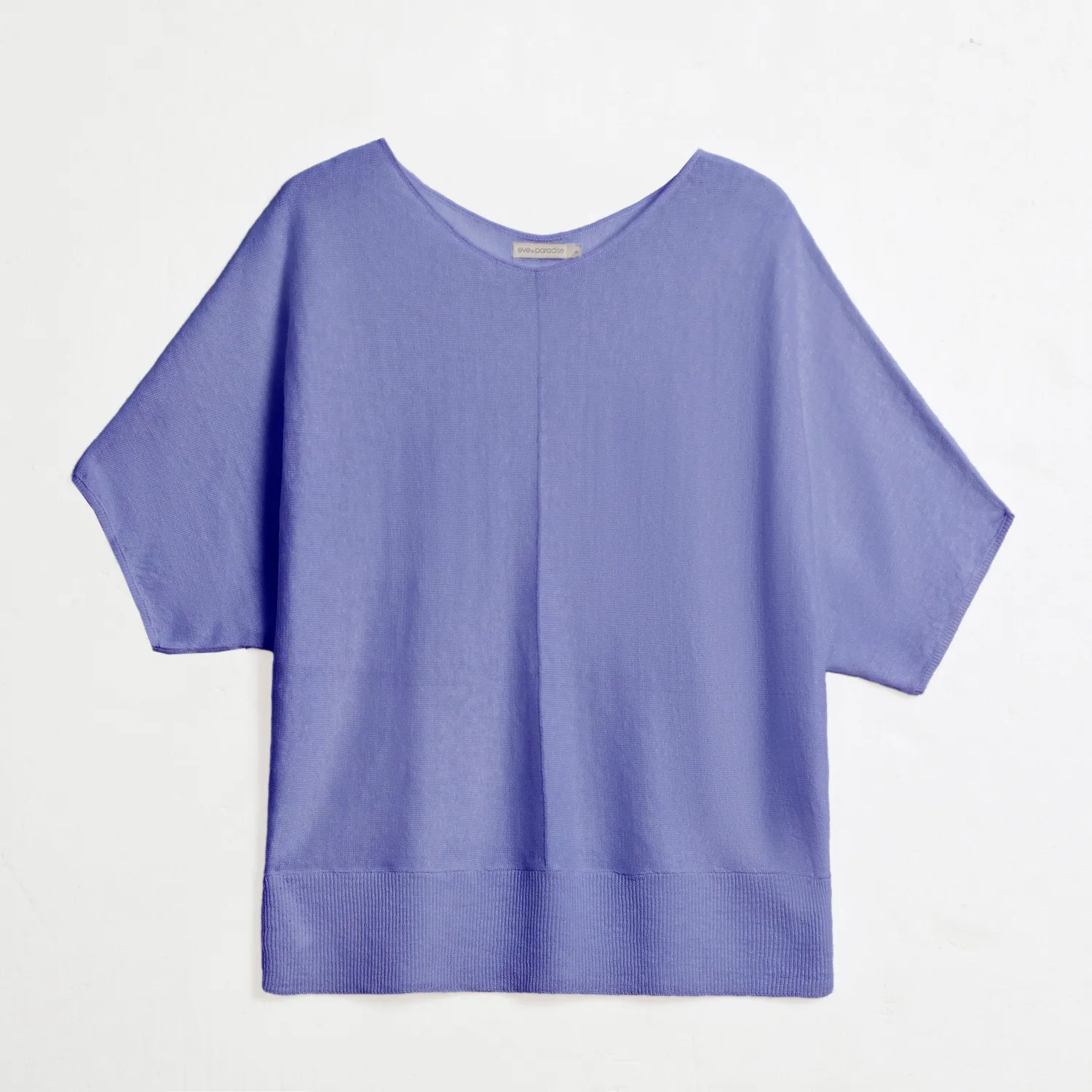 Senatex Feinstrickshirt Kurzarm Navy locker Rundhals