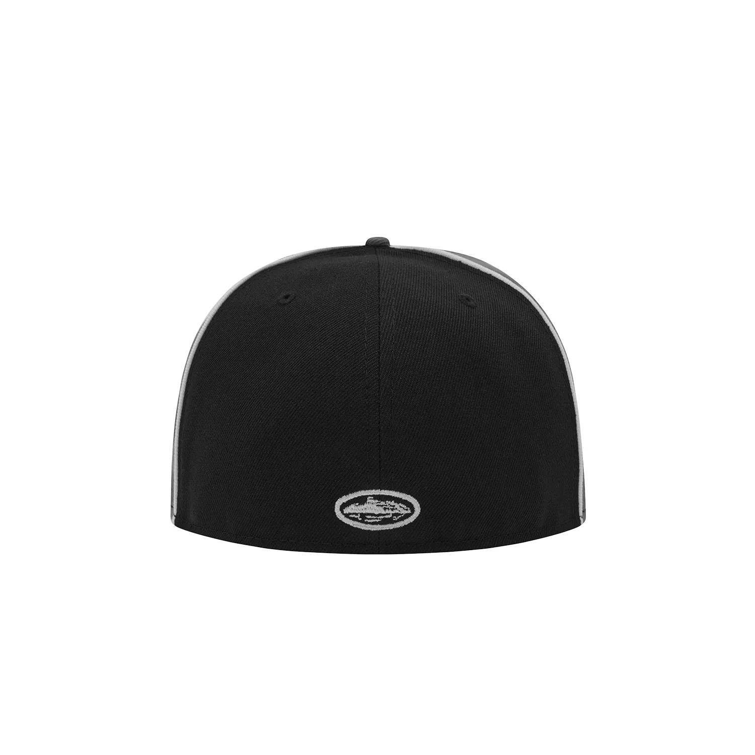 Corteiz Pirate Radio New Era Fitted Cap Schwarz Grau