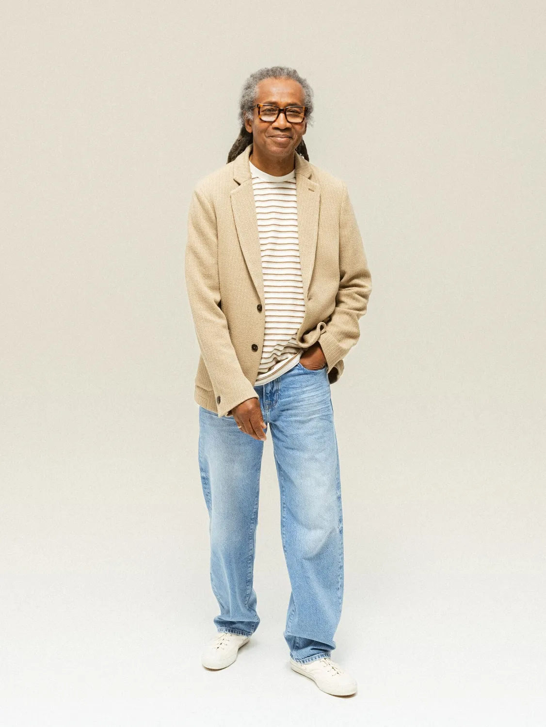Mos Mosh MMGSteve Retro Wide Jeans Hellblau