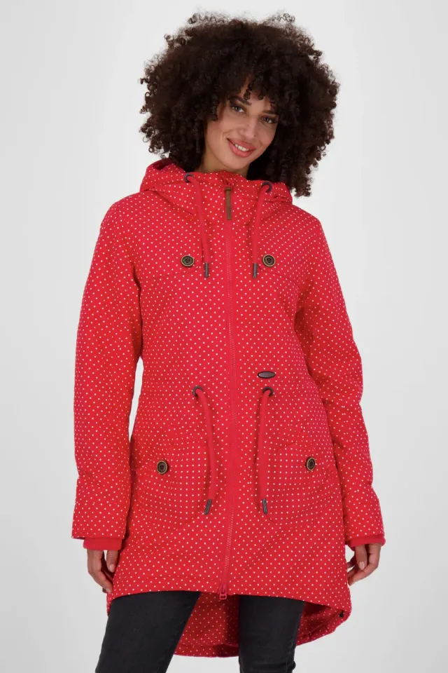 Alife & Kickin KarlottiAK A Steppmantel Damen Rot