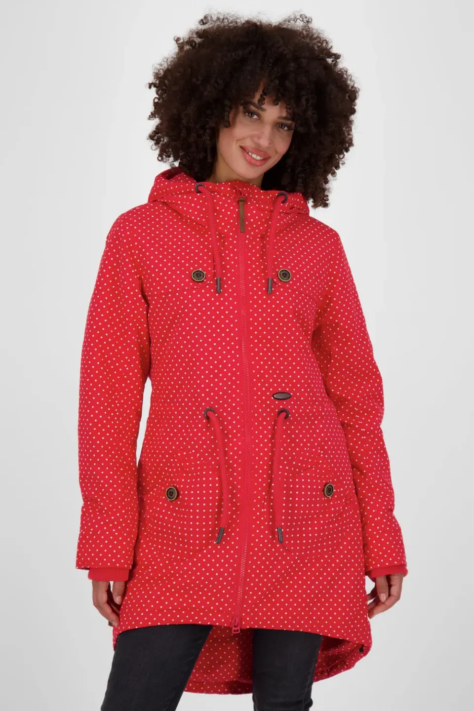 Alife & Kickin KarlottiAK A Steppmantel Damen Rot
