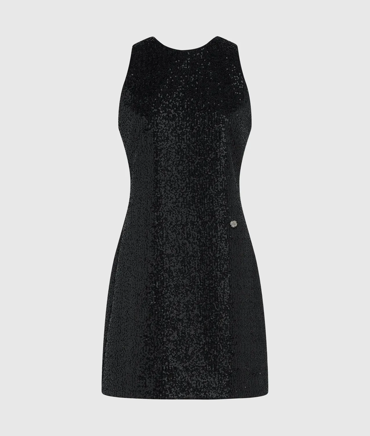 Karl Lagerfeld Paillettenkleid Damen Mini Schwarz