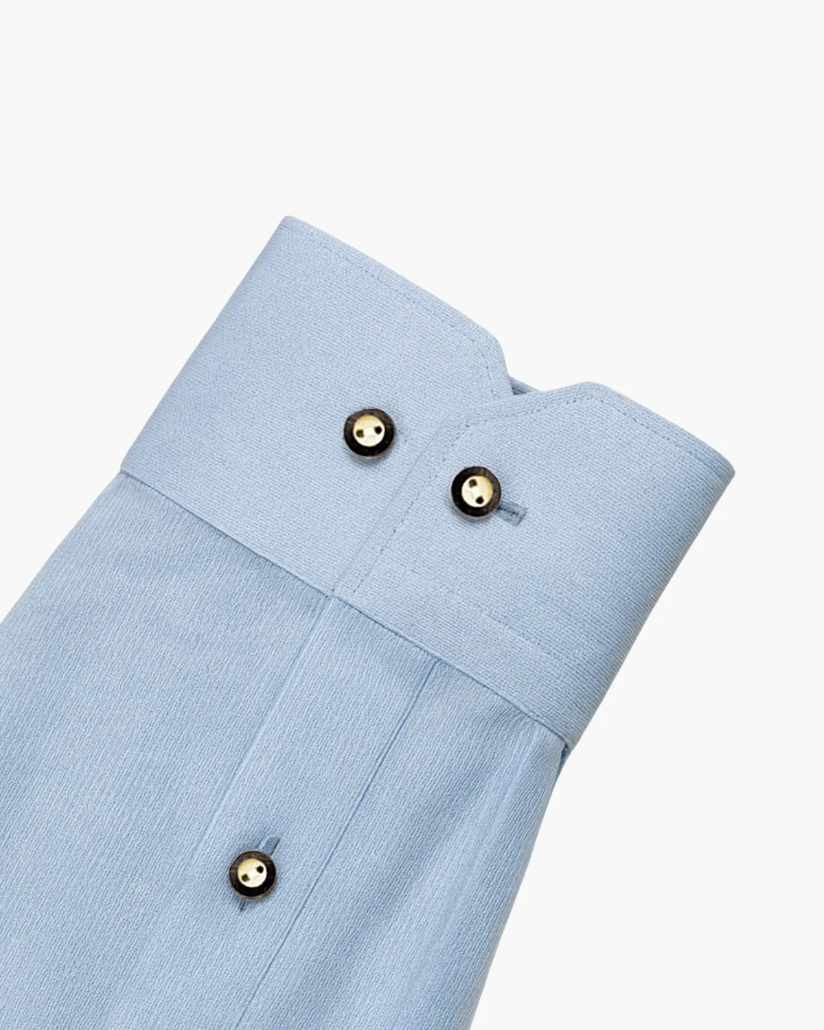 Gloriette Trachtenhemd Fein Oxford blau Iron Free