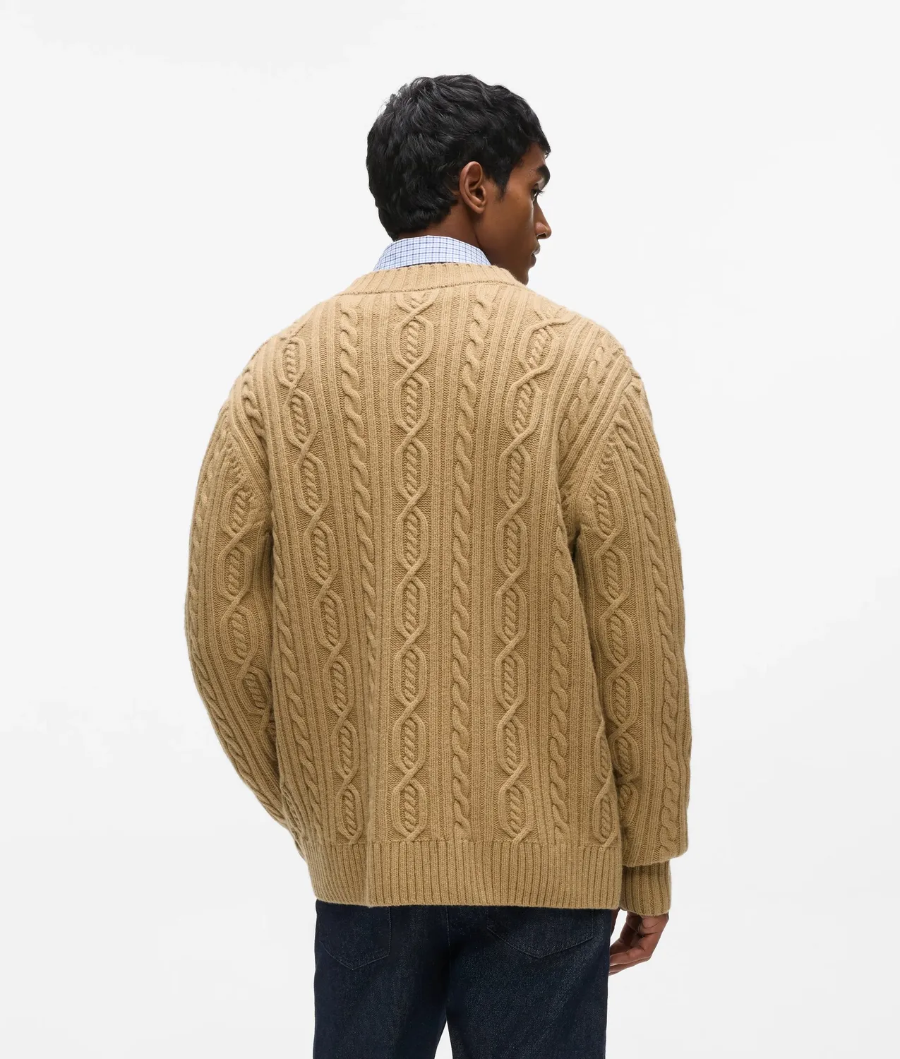 Karl Lagerfeld Ikon Cable Strickjacke Cardigan Zopfstrick