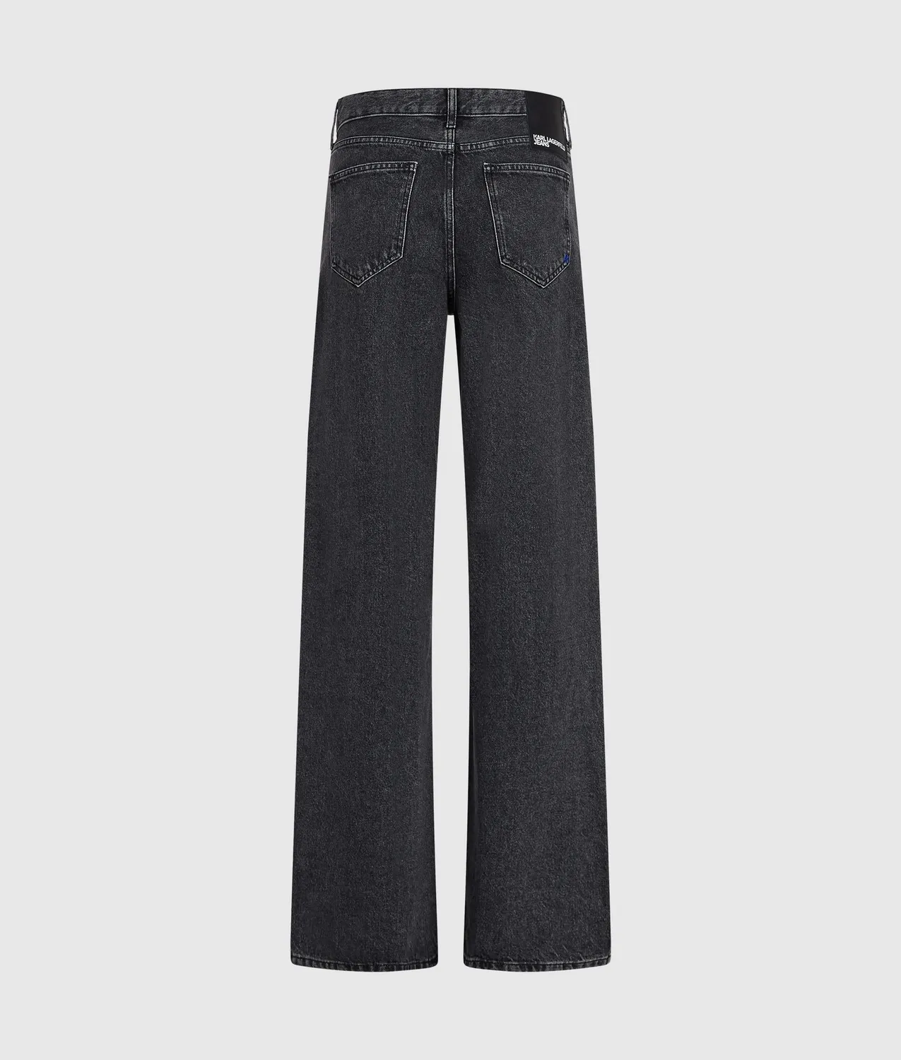 Karl Lagerfeld KL Jeans Lace-Up Relaxed Mid-Rise