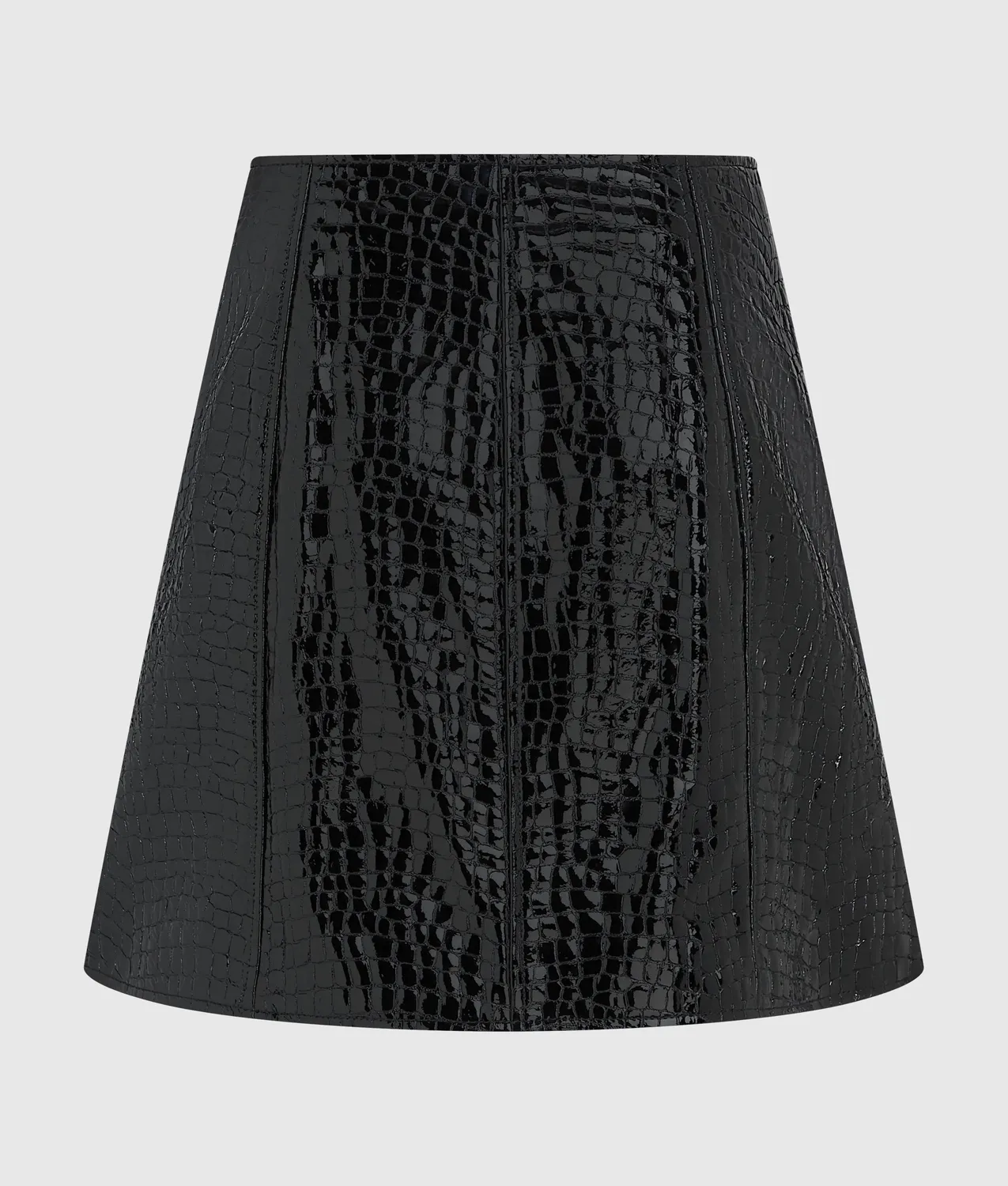 Karl Lagerfeld KL Studio Croco Lederrock Kroko