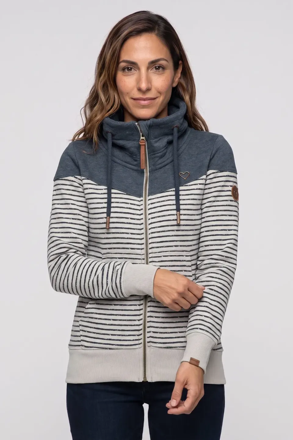 Alife & Kickin ValinaAK B Sweatjacke Grau Damen