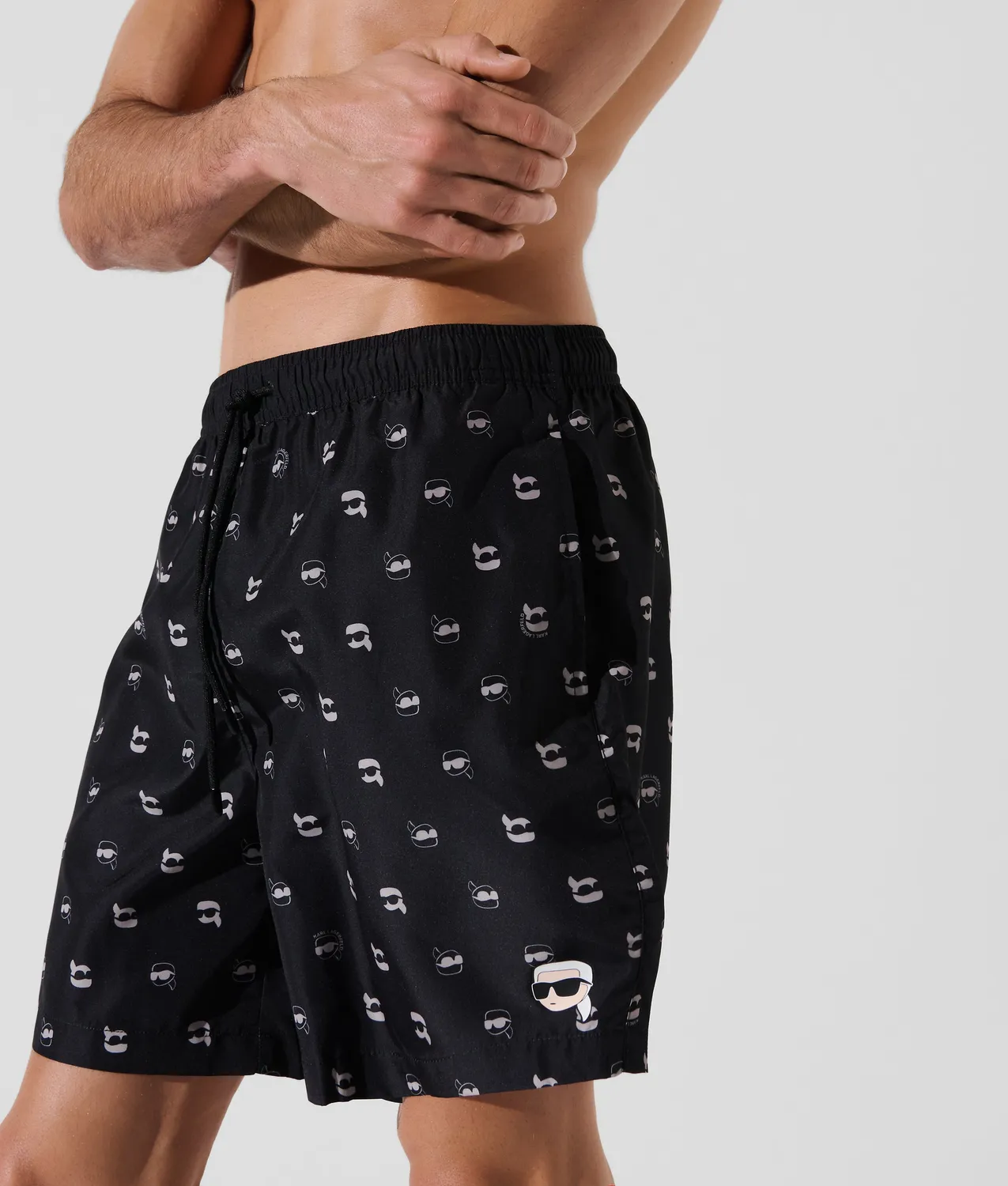Karl Lagerfeld Ikon Boardshorts Badehose Print XS-XL
