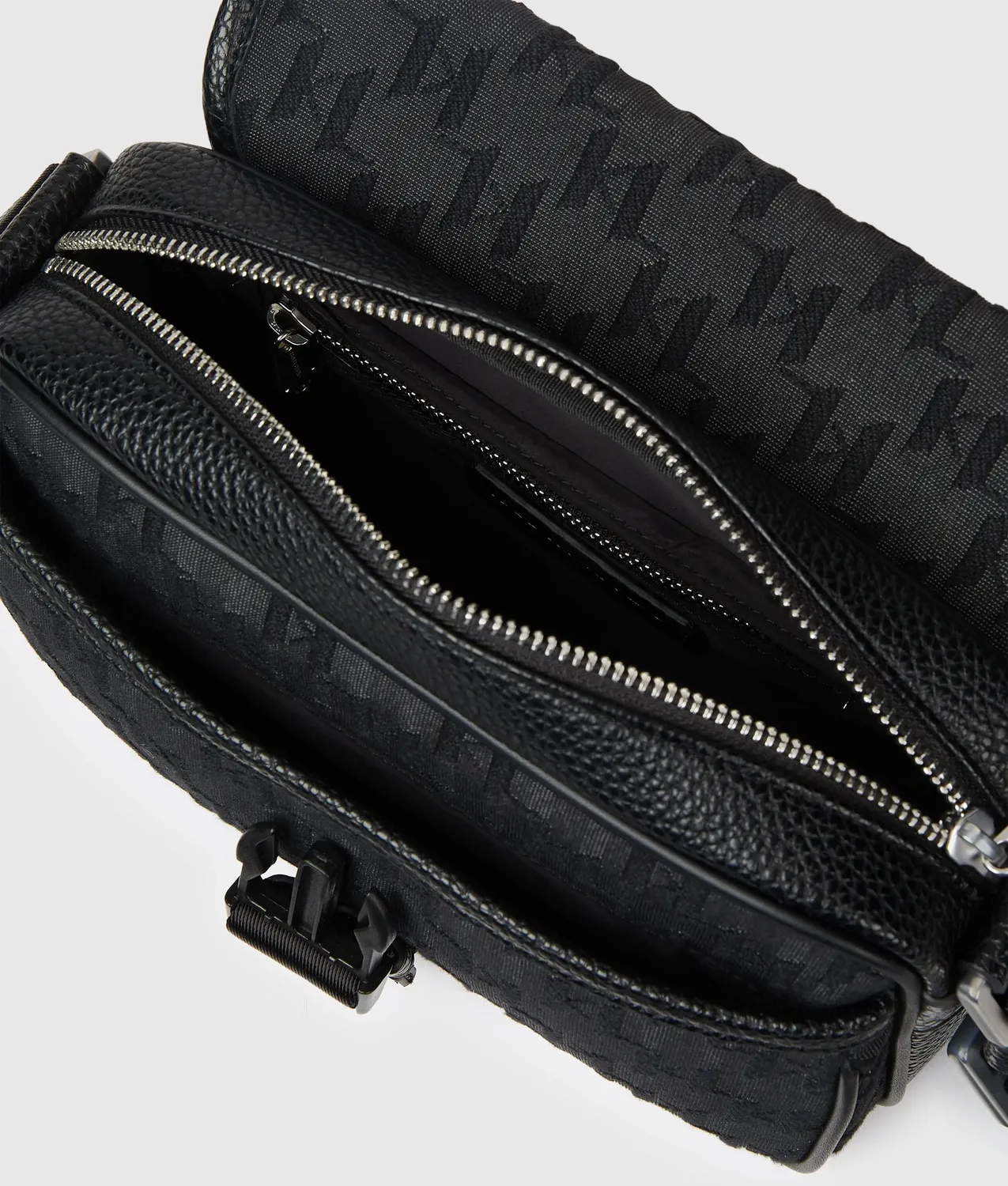 Karl Lagerfeld K/Monogram Jacquard Messenger Bag