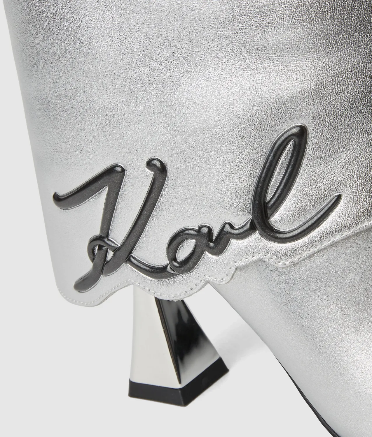 Karl Lagerfeld Debut II Fold-Down Stiefel Mid-Calf Spitze