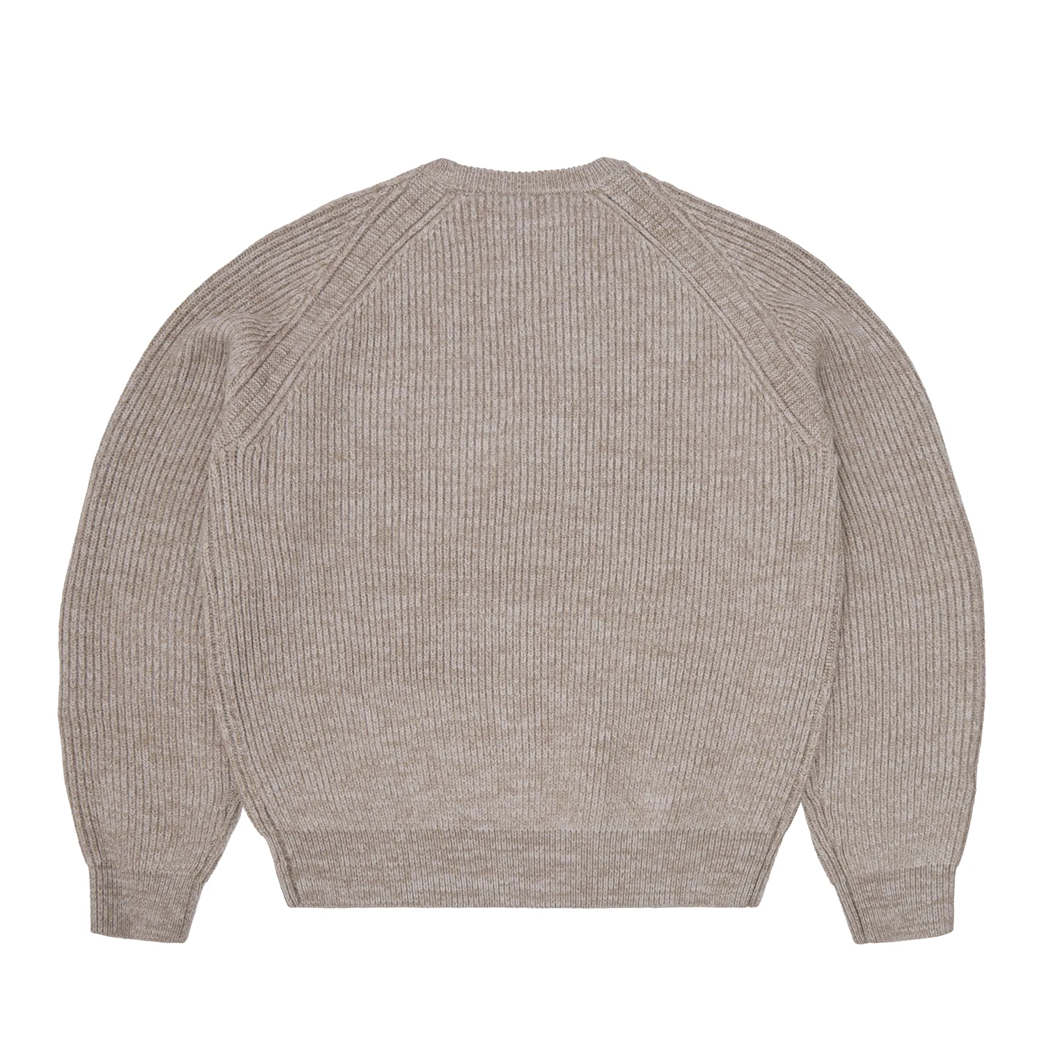 Corteiz Script Pocket Knit Sweater Oatmeal Wollmix