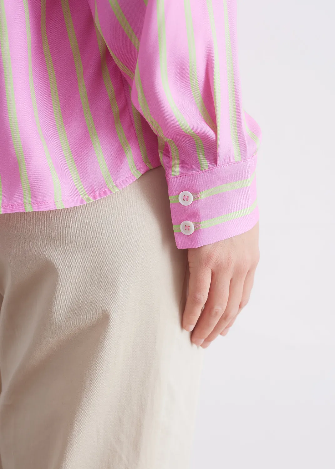 Senatex Streifen Bluse Viskose Candy Stripes