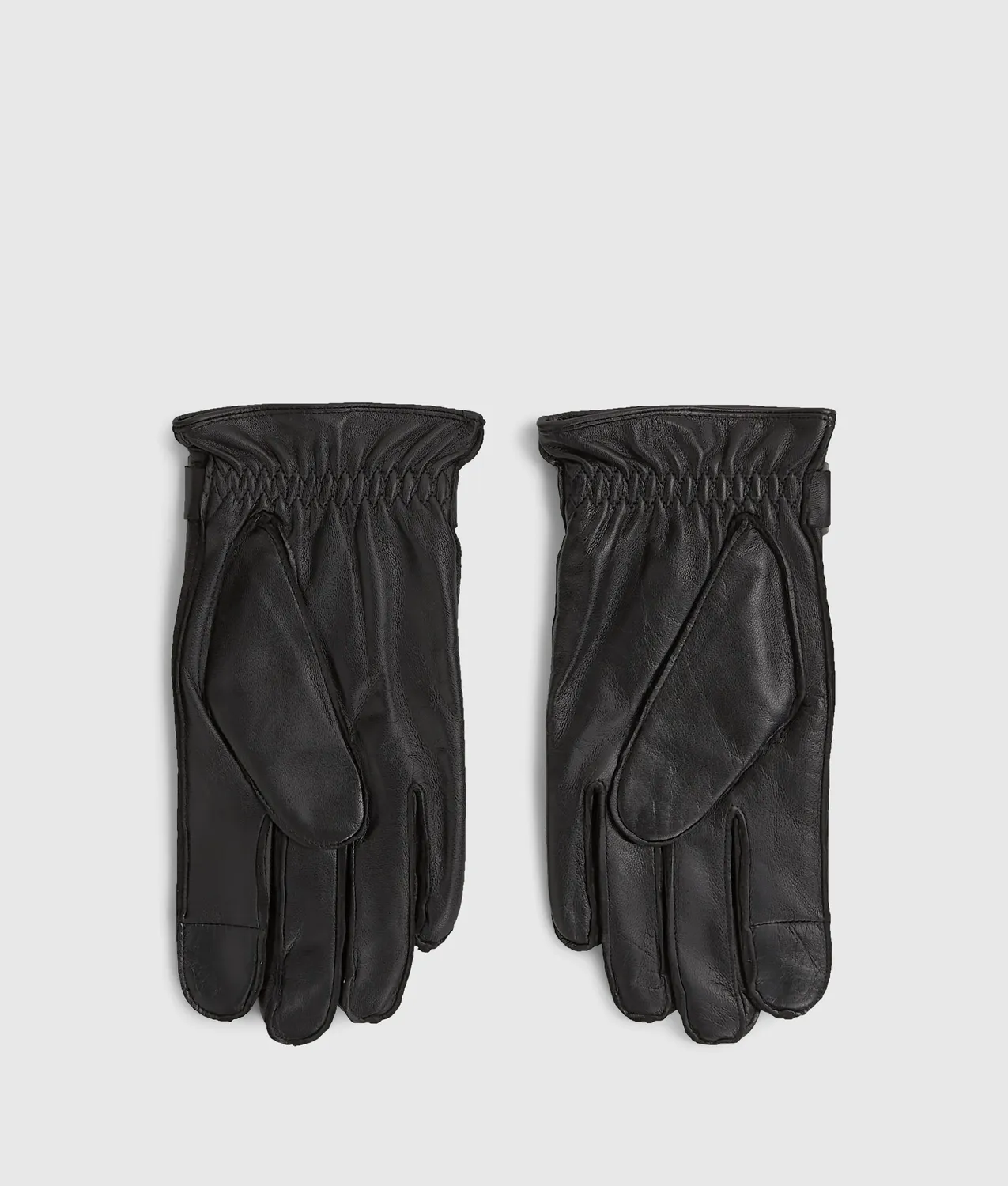 Karl Lagerfeld K/Monogram Lederhandschuhe Echtleder schwarz